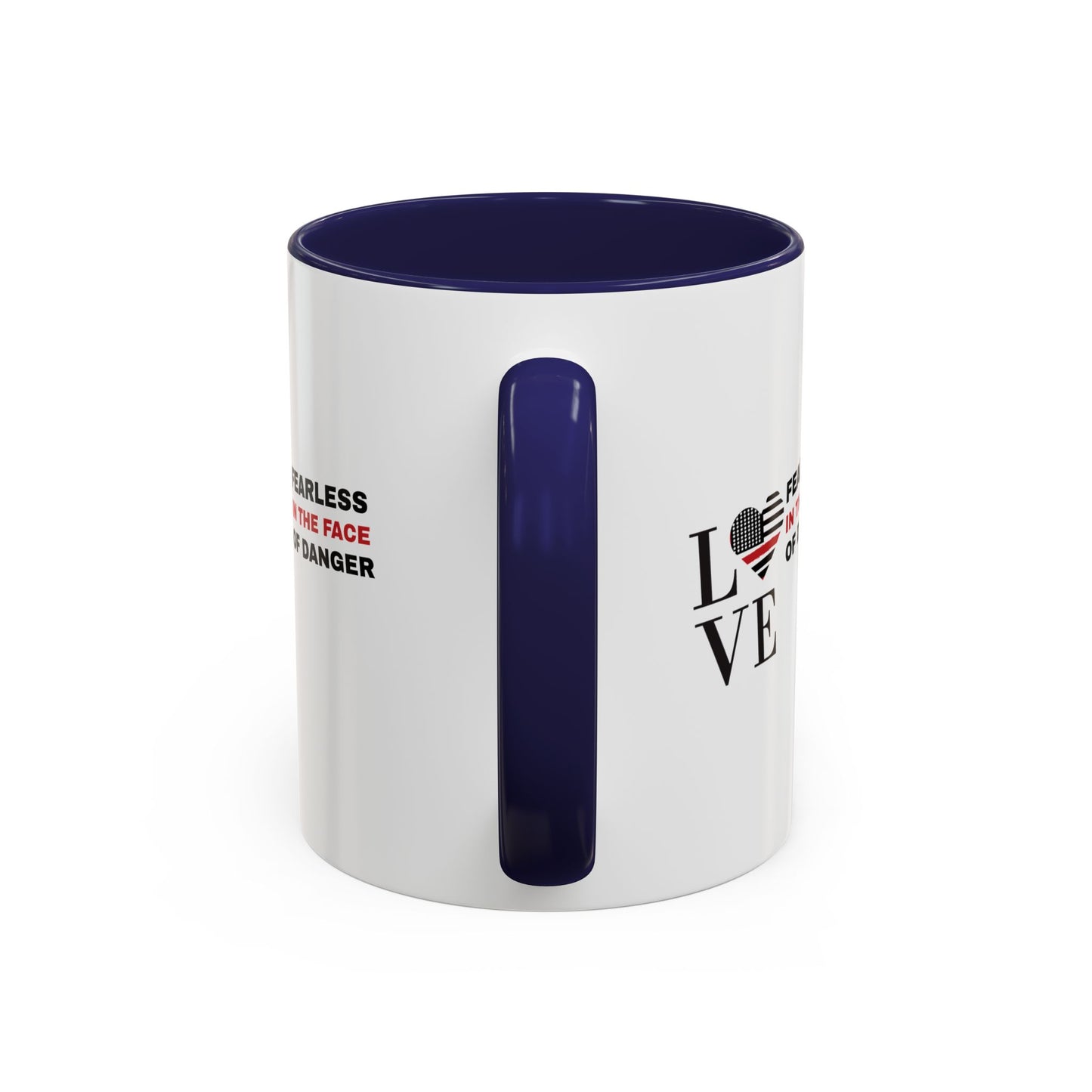 Firefighter Accent Coffee Mug – Fearless in the face of danger