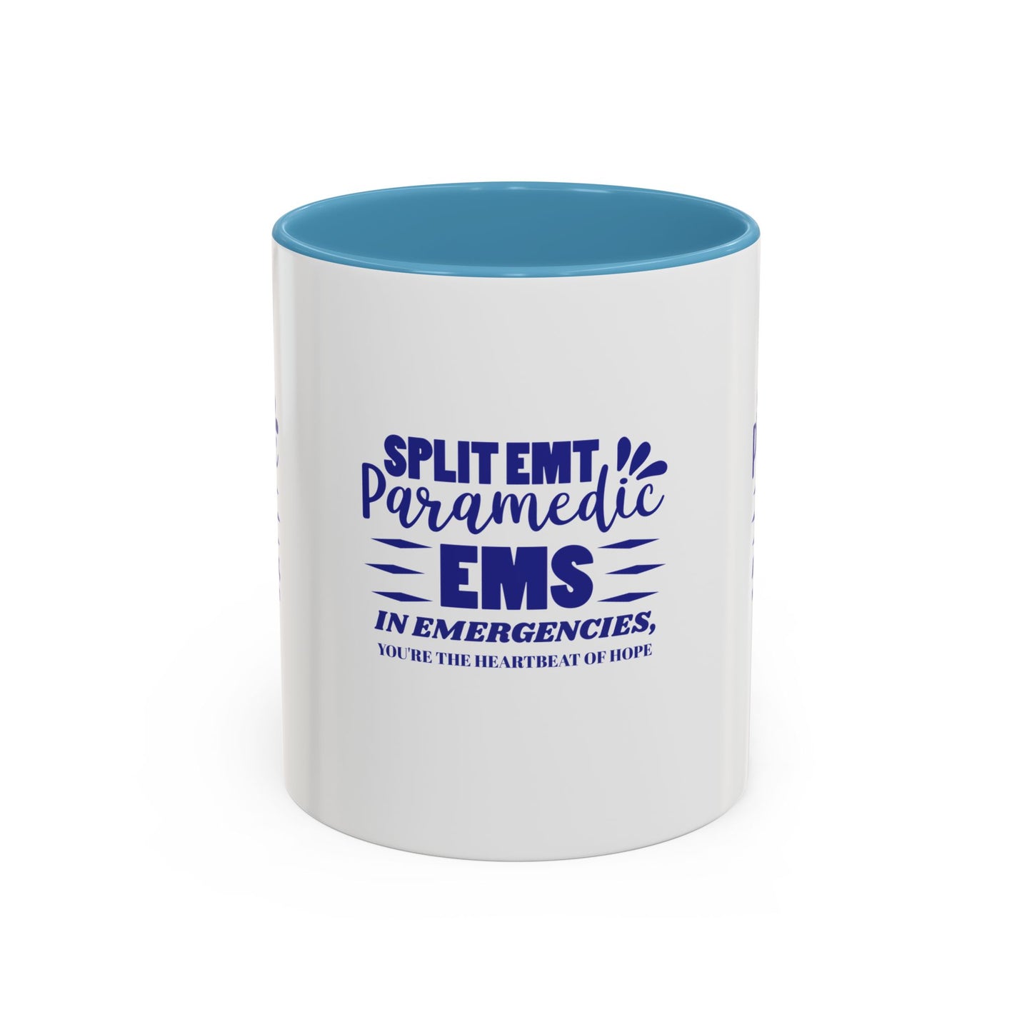EMS Accent Coffee Mug – In emergencies, you're the heartbeat of hope