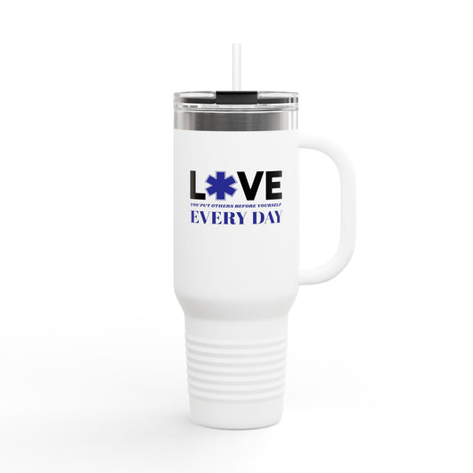 EMS Insulated Travel Mug, 40oz - You put others before yourself every day