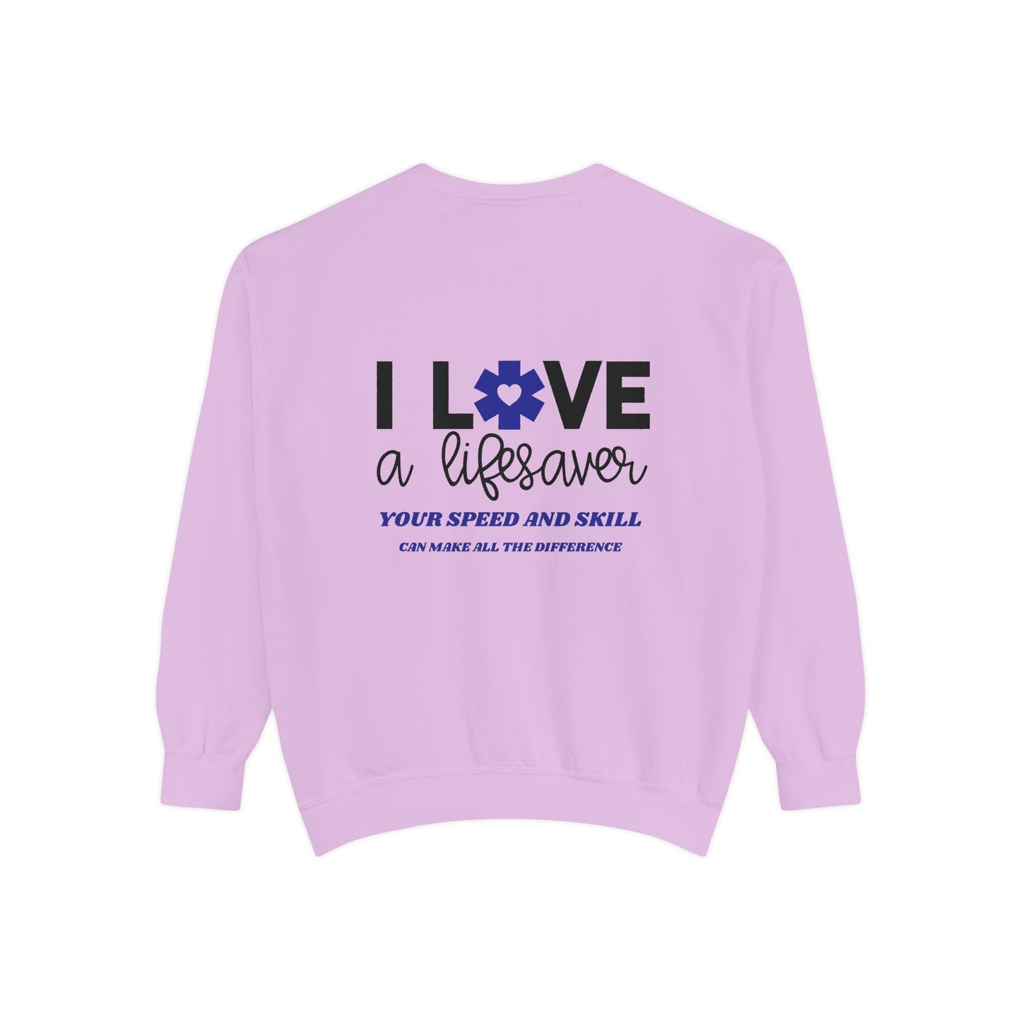 EMS Unisex Garment-Dyed Sweatshirt –Your speed and skill can make all the difference