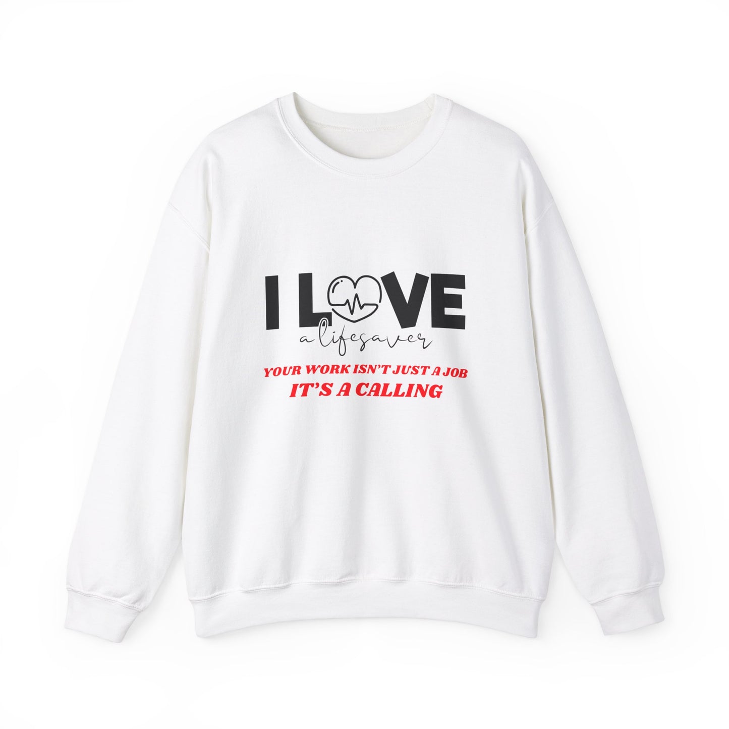 EMS Unisex Crewneck Sweatshirt – Your work isn’t just a job, it’s a calling