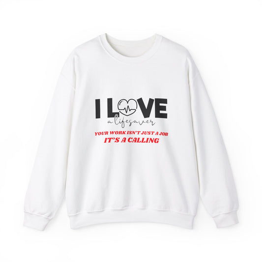 EMS Unisex Crewneck Sweatshirt – Your work isn’t just a job, it’s a calling