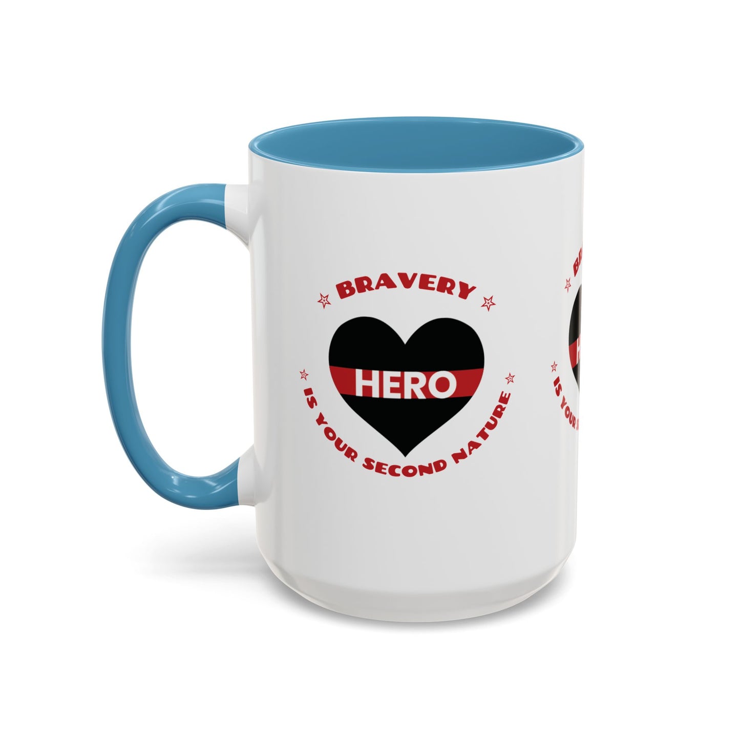 Firefighter Accent Coffee Mug – Bravery is your second nature