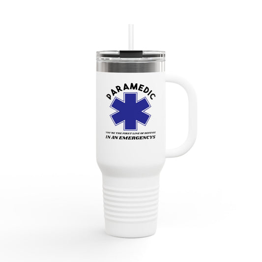 EMS Insulated Travel Mug, 40oz - You’re the first line of defense in an emergency