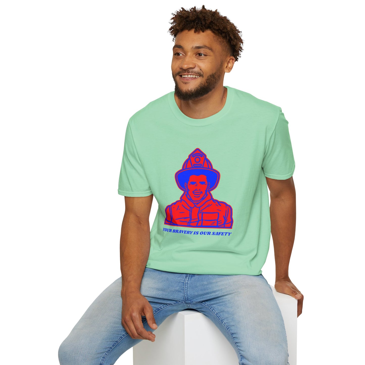 Firefighter Softstyle T-Shirt – Your bravery is our safety