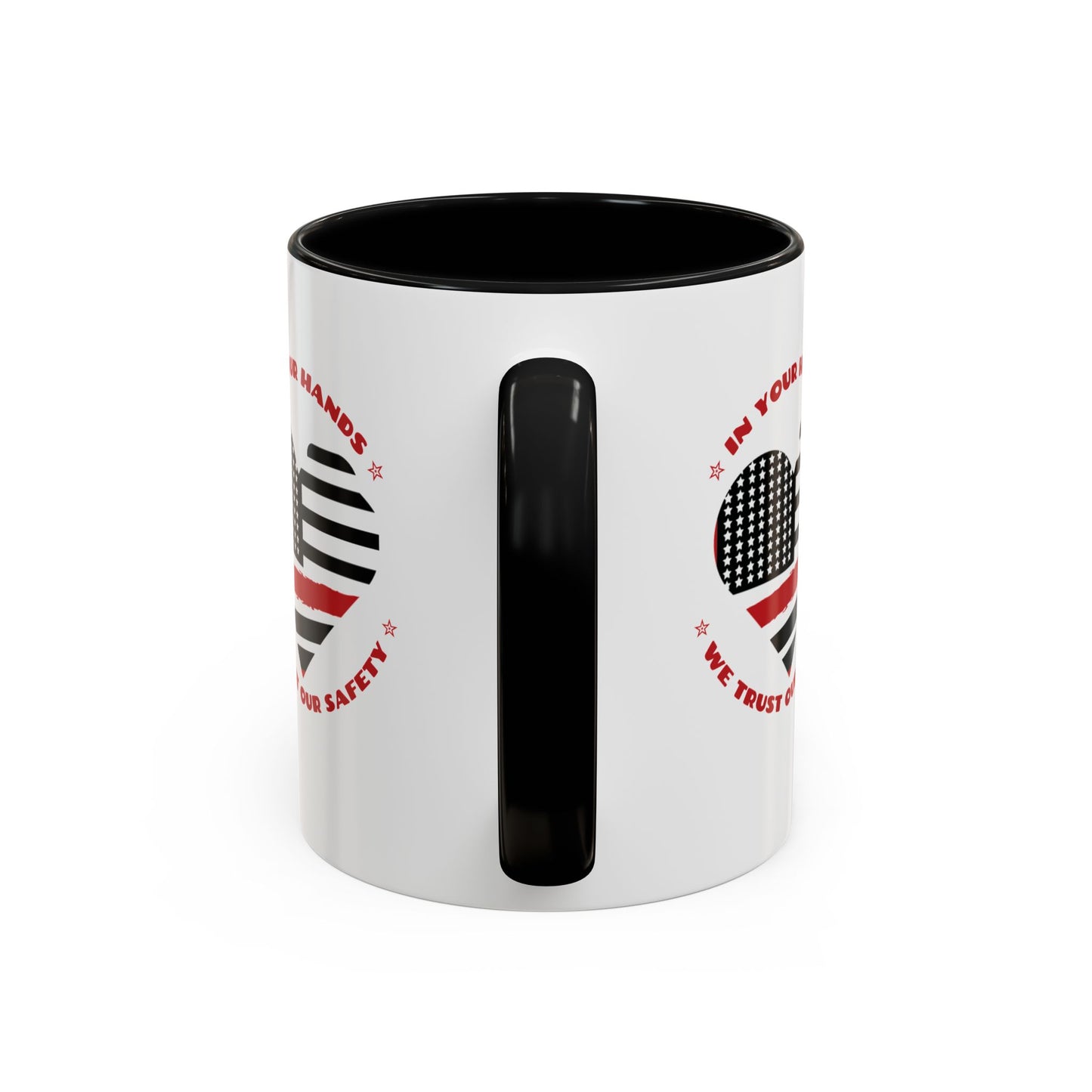 Firefighter Accent Coffee Mug – In your hands, we trust our safety