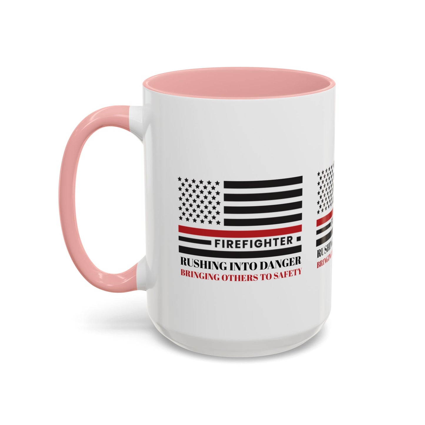 Firefighter Accent Coffee Mug – Rushing into danger, bringing others to safety