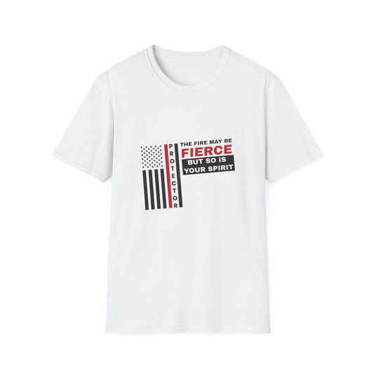 Firefighter Softstyle T-Shirt – The fire may be fierce, but so is your spirit