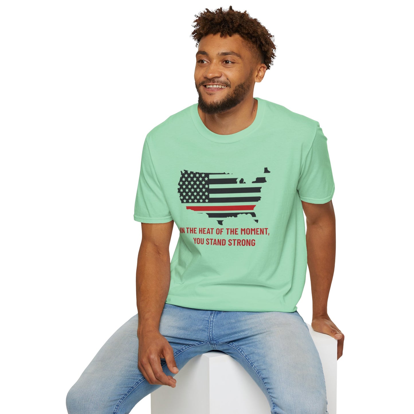 Firefighter Softstyle T-Shirt – In the heat of the moment, you stand strong