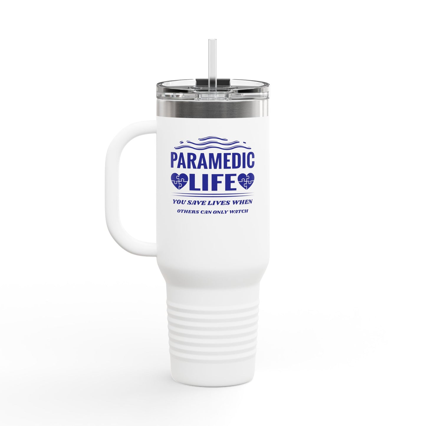 EMS Insulated Travel Mug, 40oz - You save lives when others can only watch
