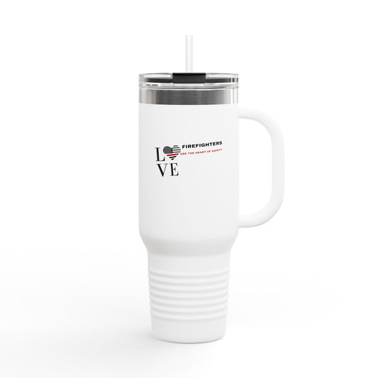 Firefighter Insulated Travel Mug, 40oz – Firefighters are the heart of safety