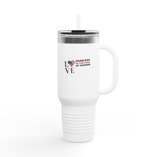 Firefighter Insulated Travel Mug, 40oz – Fearless in the face of danger