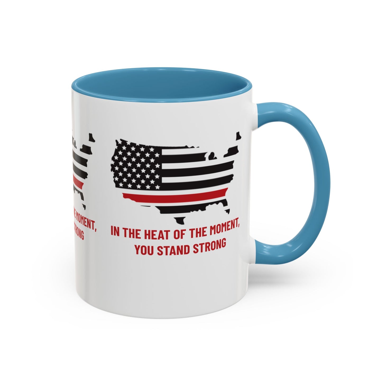 Firefighter Accent Coffee Mug – In the heat of the moment, you stand strong