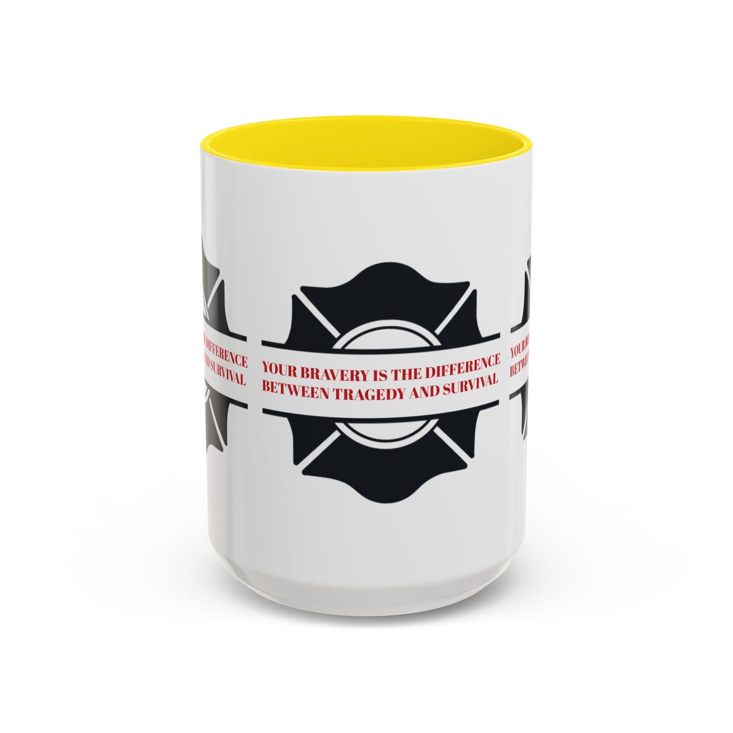 Firefighter Accent Coffee Mug – Your bravery is the difference between tragedy and survival