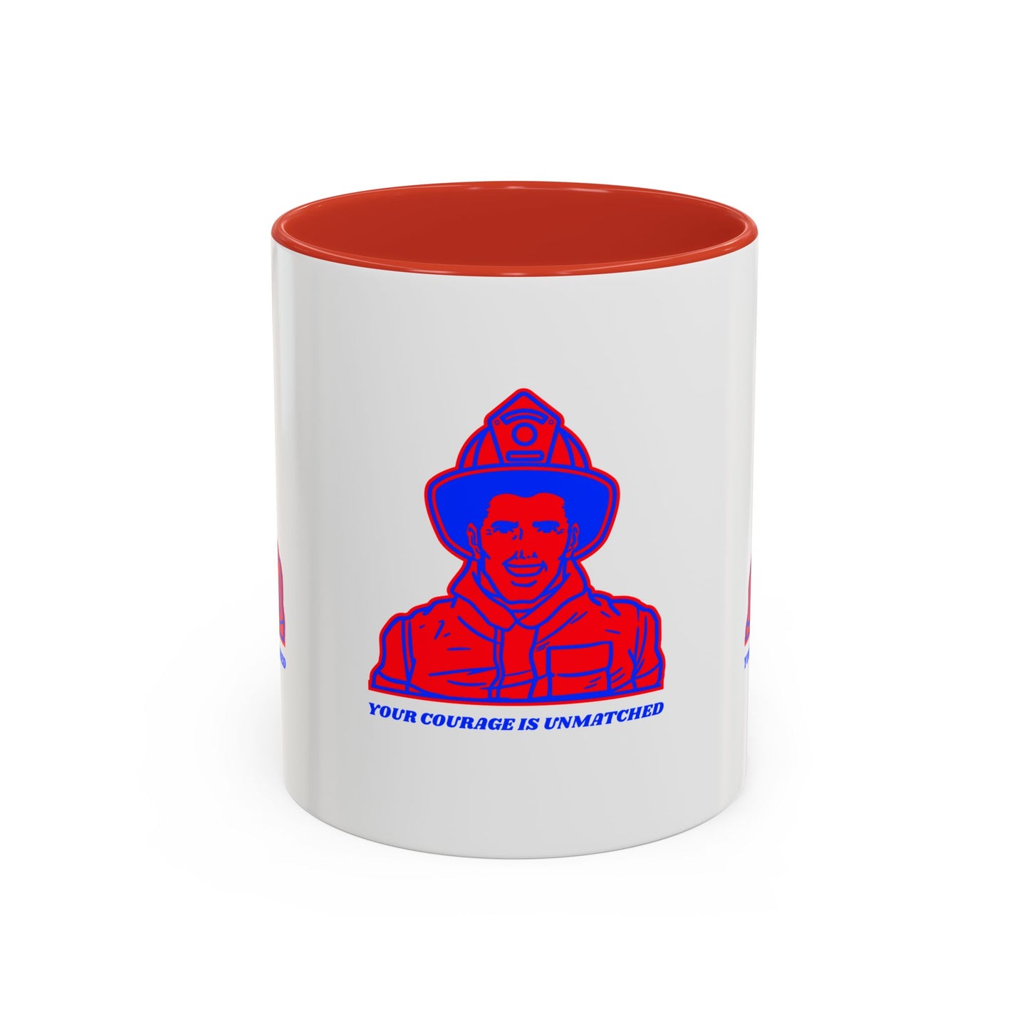 Firefighter Accent Coffee Mug – Your courage is unmatched
