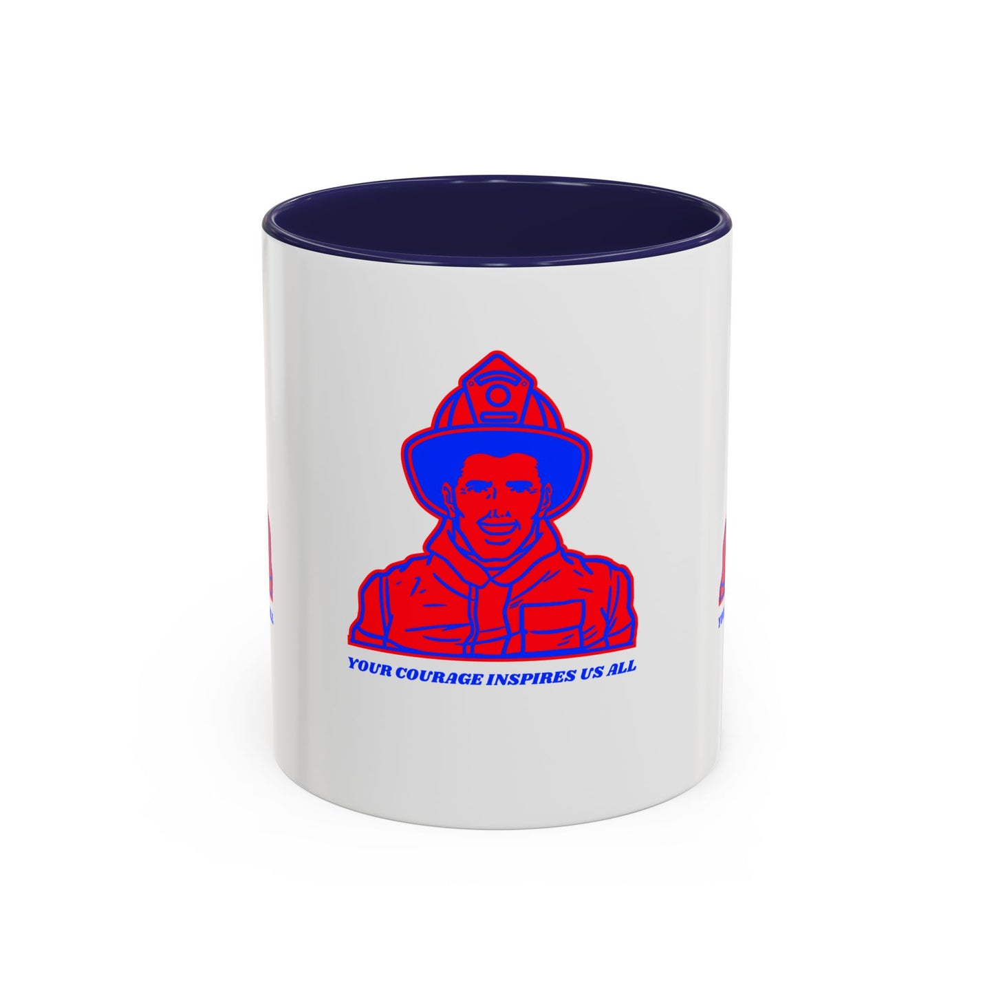 Firefighter Accent Coffee Mug – Your courage inspires us all