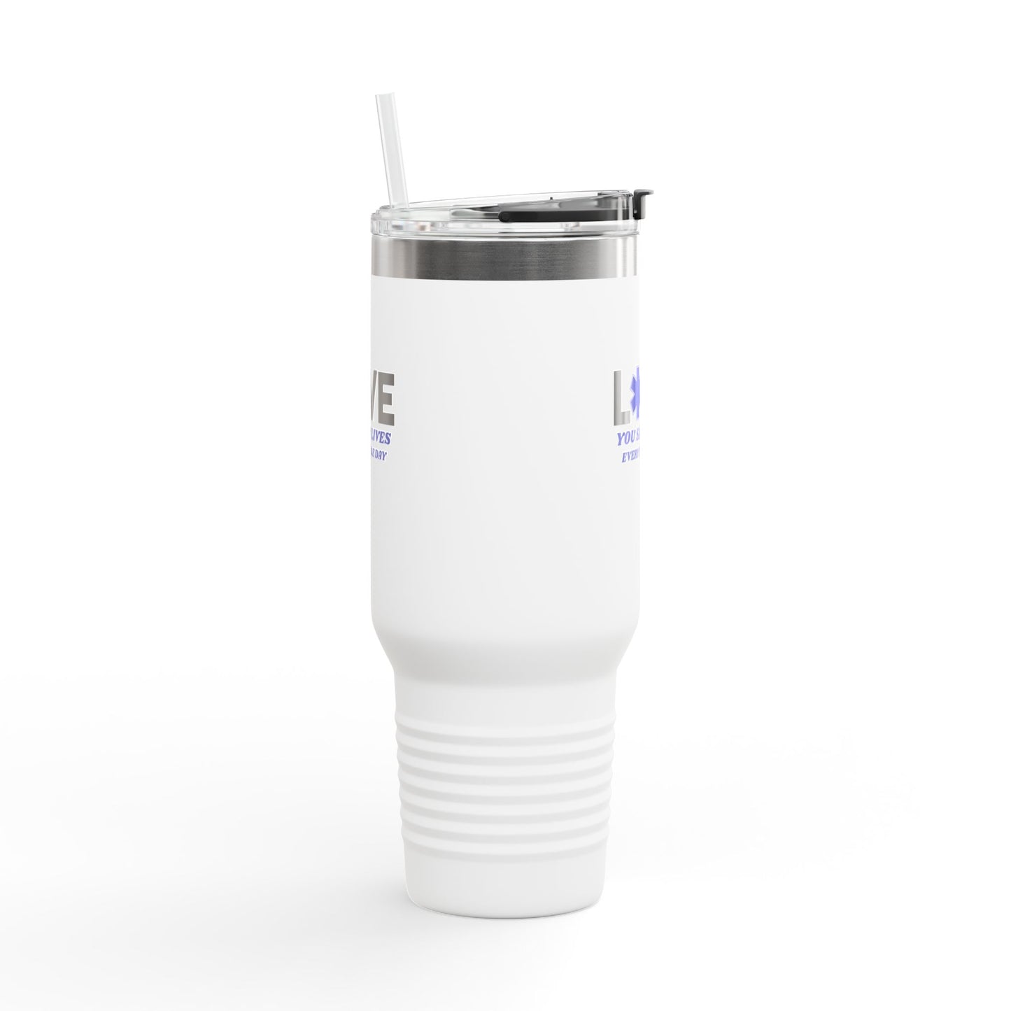 EMS Insulated Travel Mug, 40oz - You save lives every single day
