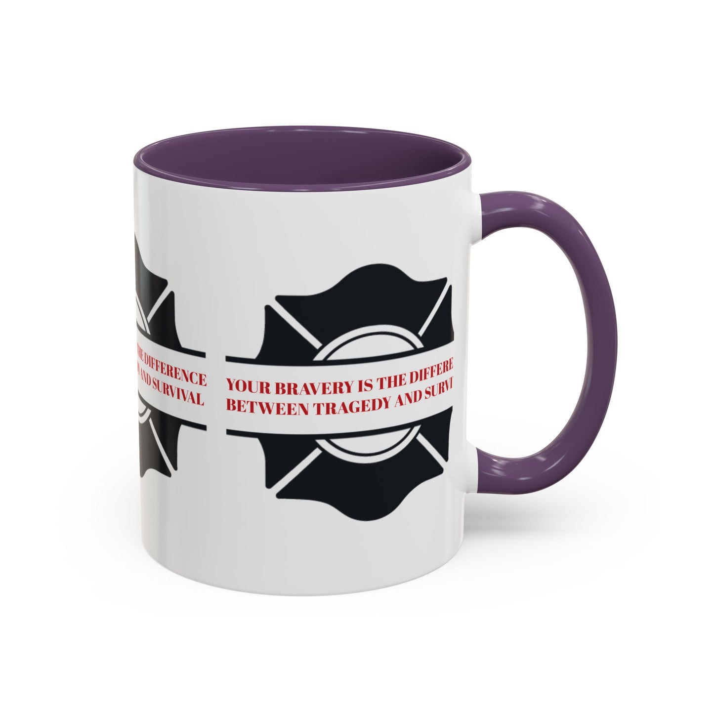 Firefighter Accent Coffee Mug – Your bravery is the difference between tragedy and survival