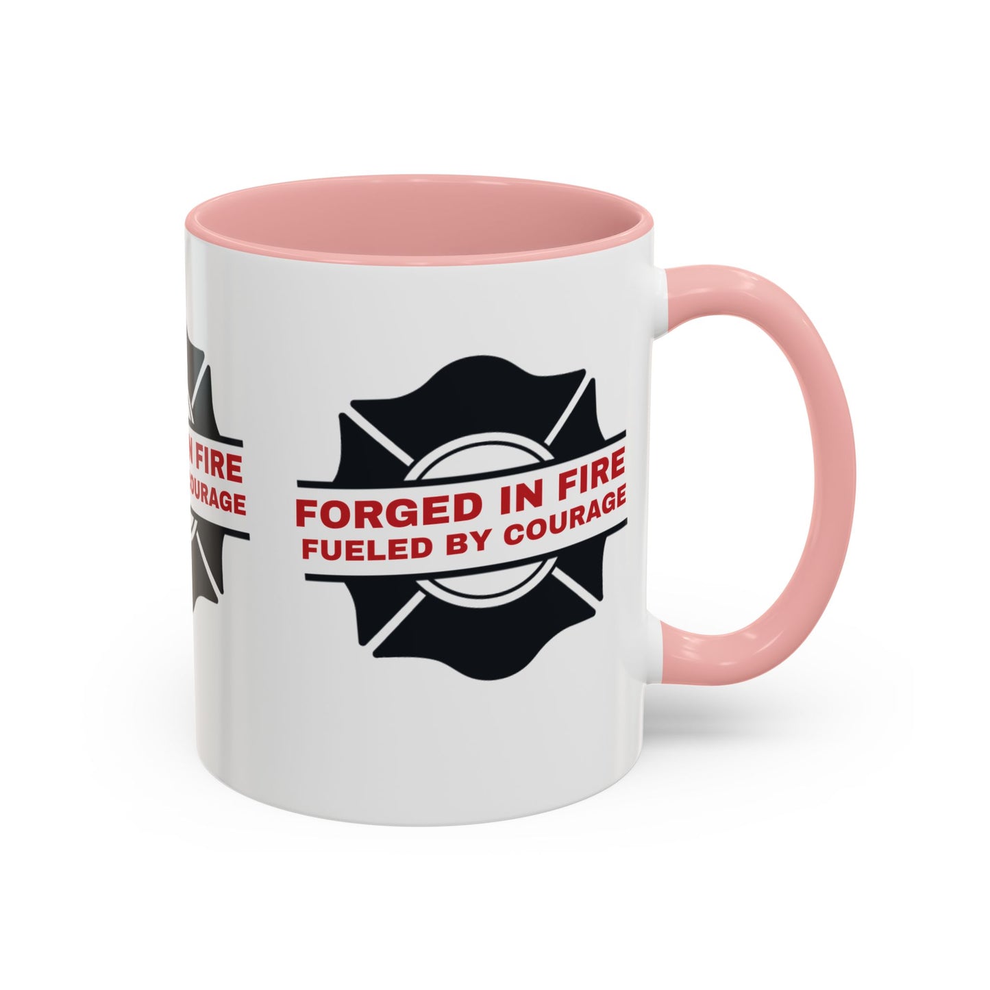 Firefighter Accent Coffee Mug – Forged in fire, fueled by courage