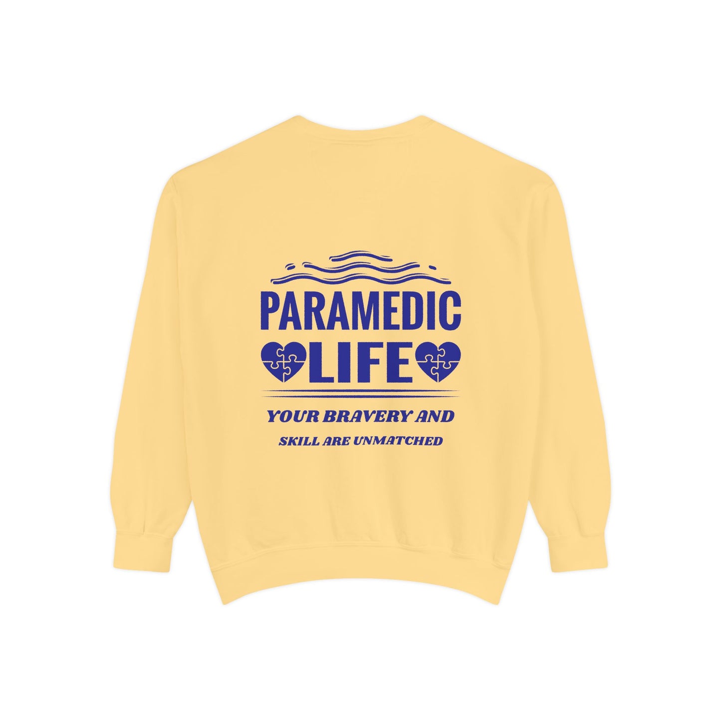 EMS Unisex Garment-Dyed Sweatshirt –Your bravery and skill are unmatched