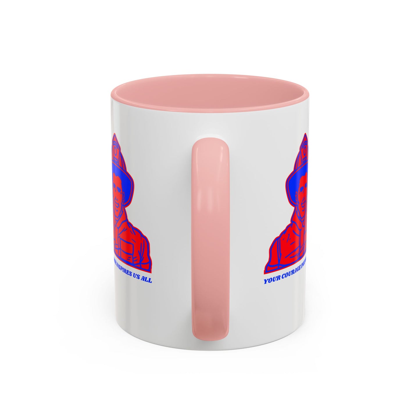 Firefighter Accent Coffee Mug – Your courage inspires us all