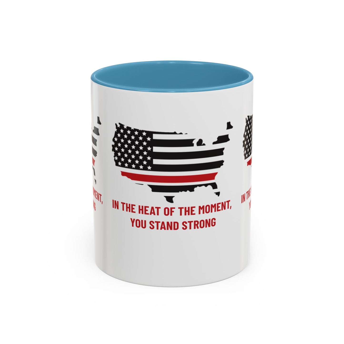 Firefighter Accent Coffee Mug – In the heat of the moment, you stand strong