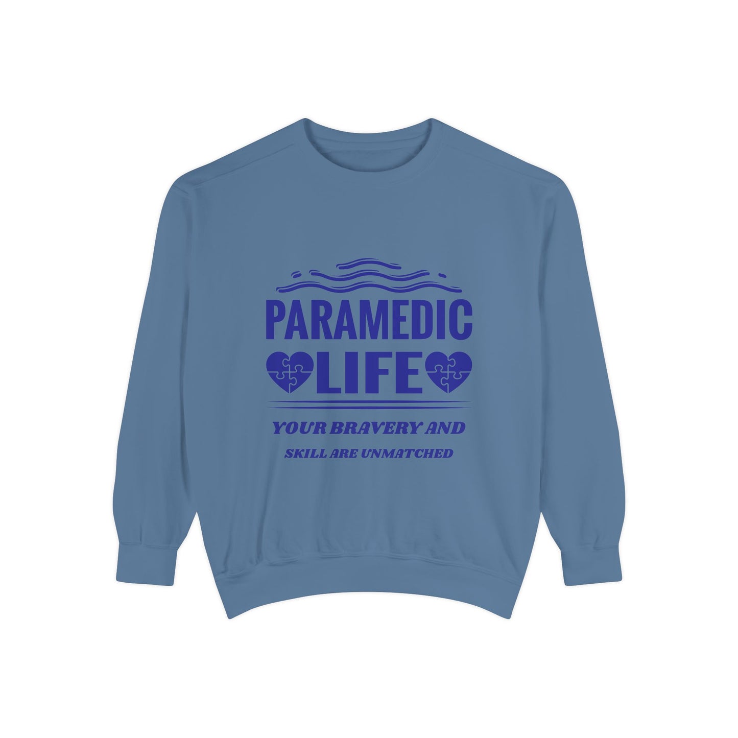 EMS Unisex Garment-Dyed Sweatshirt –Your bravery and skill are unmatched