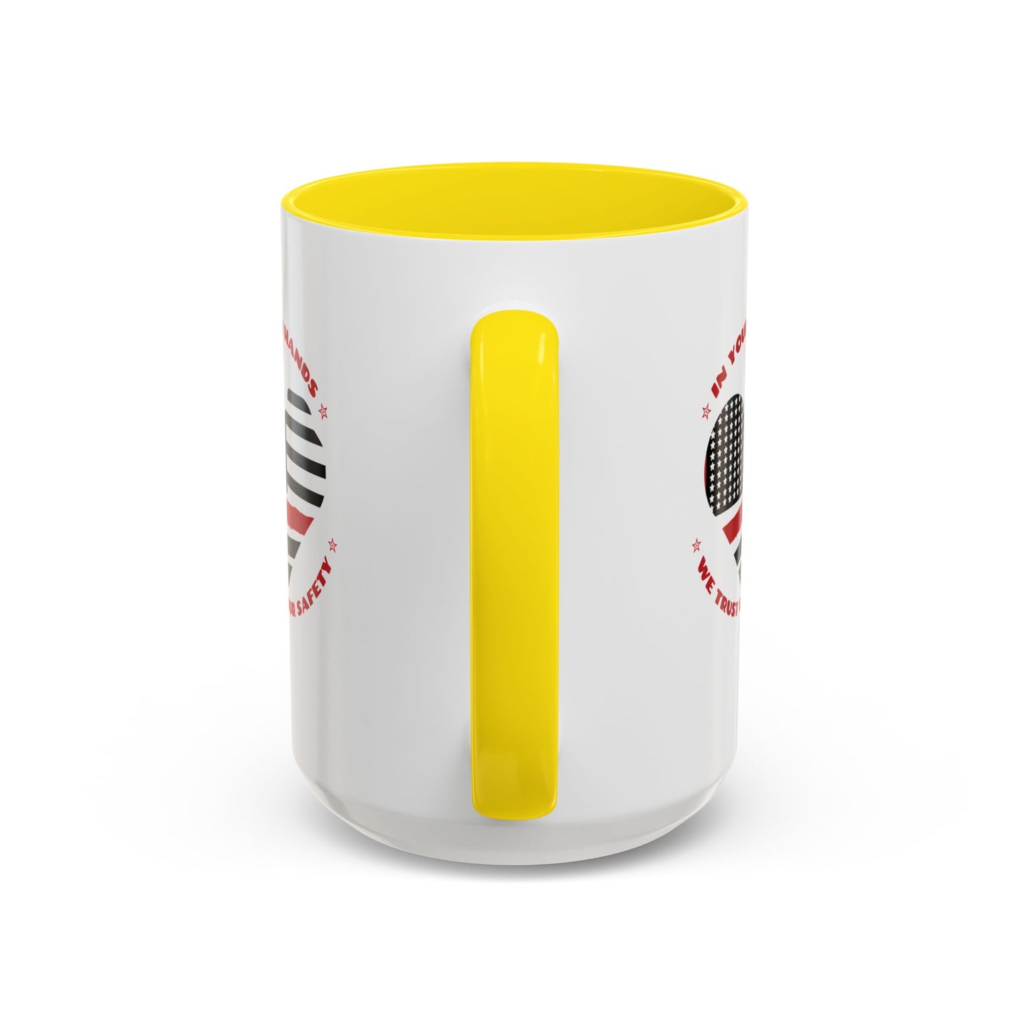 Firefighter Accent Coffee Mug – In your hands, we trust our safety