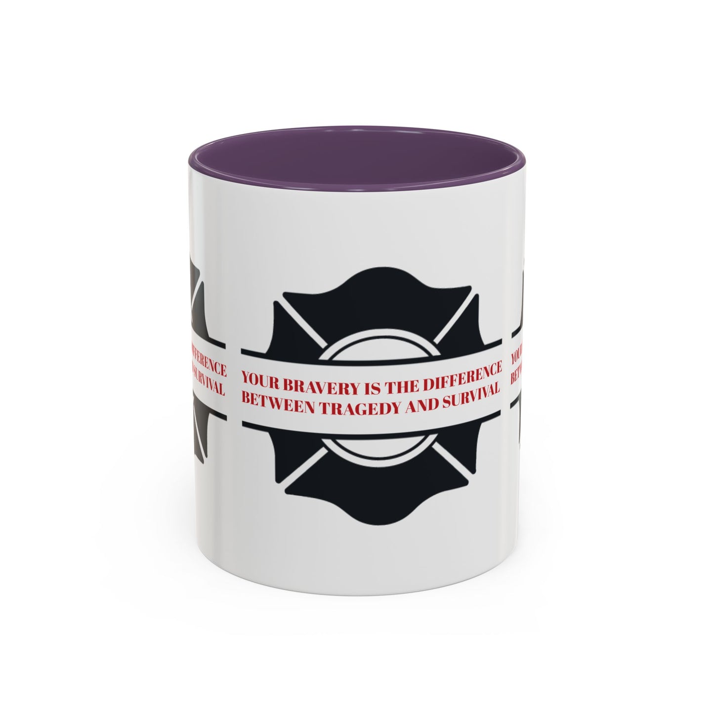 Firefighter Accent Coffee Mug – Your bravery is the difference between tragedy and survival