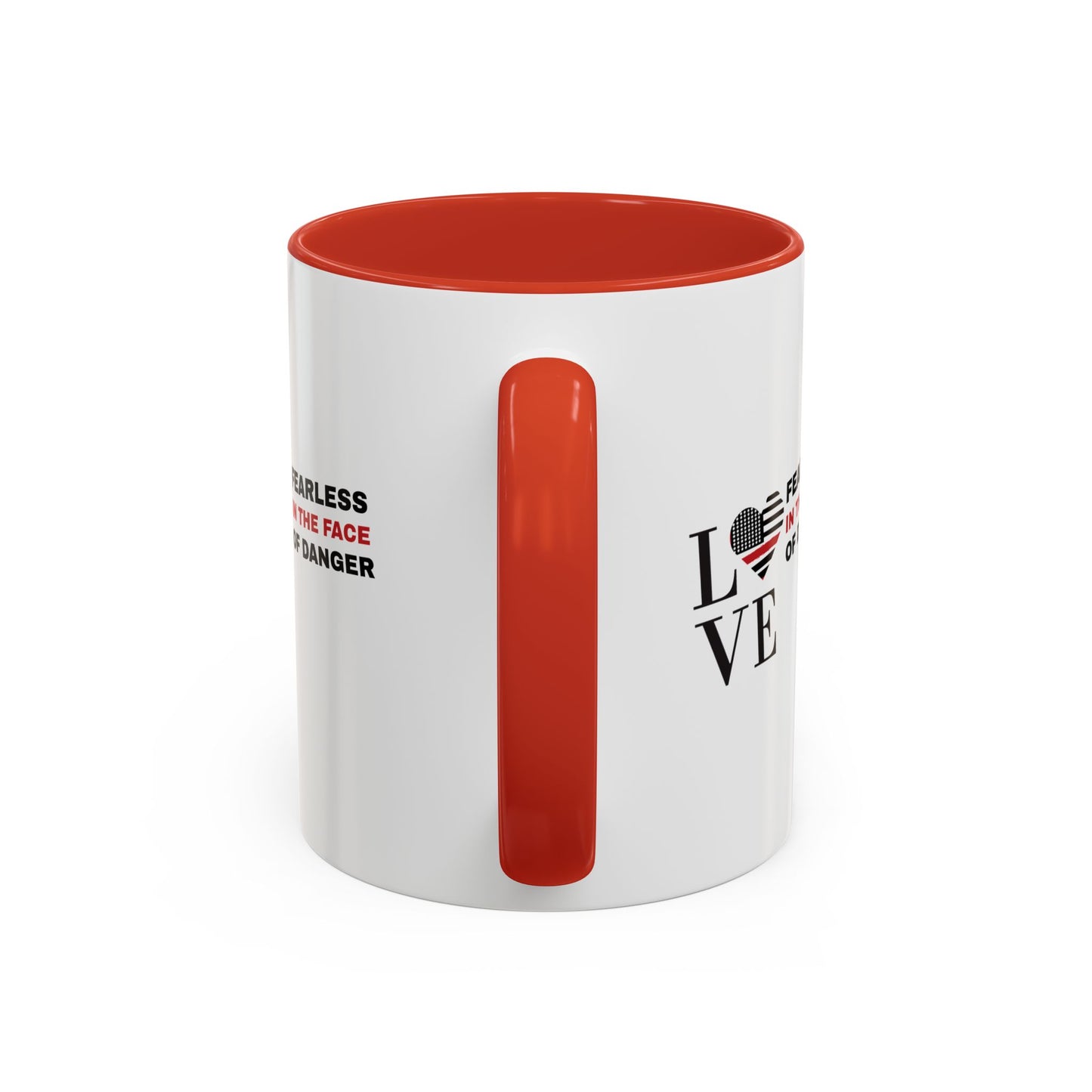 Firefighter Accent Coffee Mug – Fearless in the face of danger