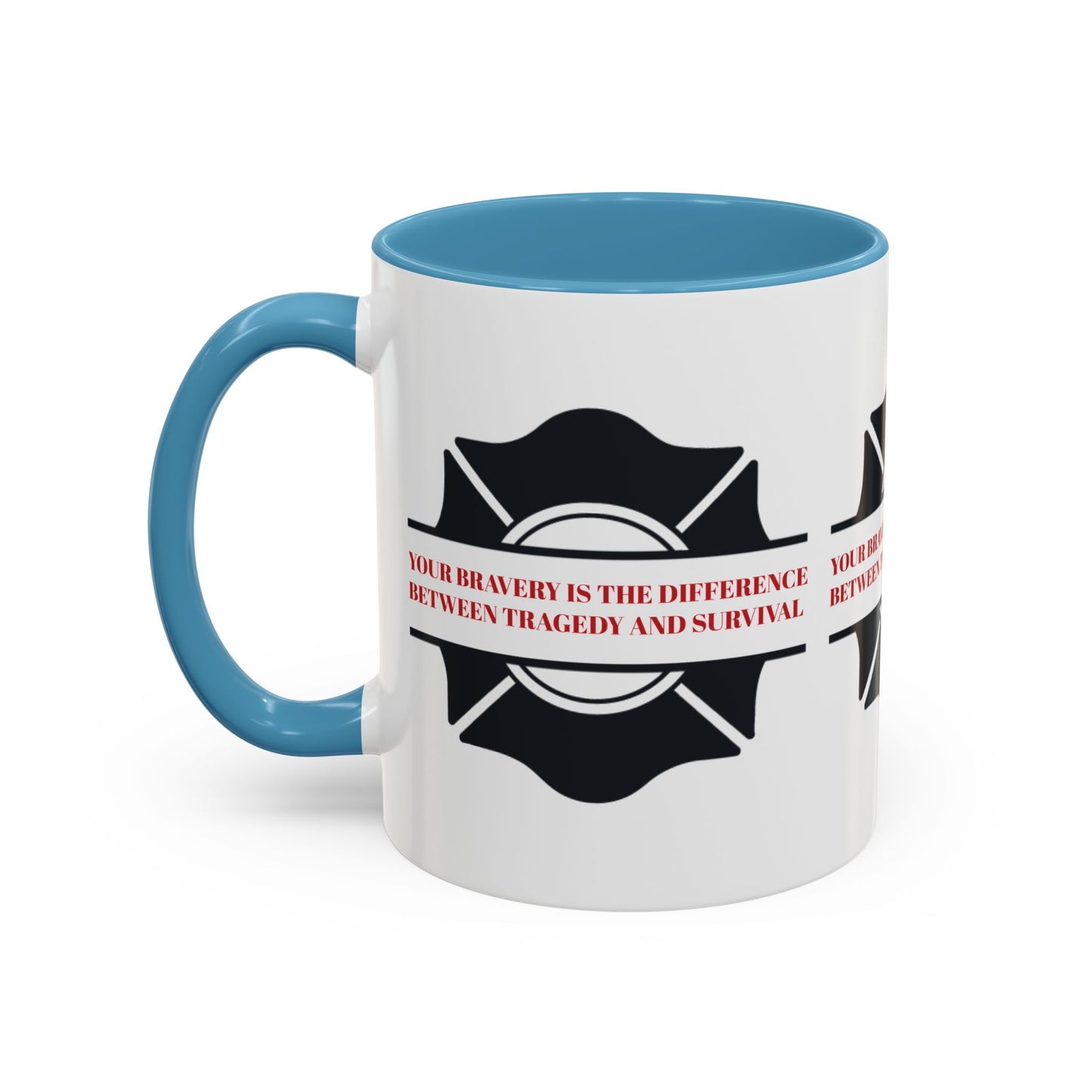 Firefighter Accent Coffee Mug – Your bravery is the difference between tragedy and survival