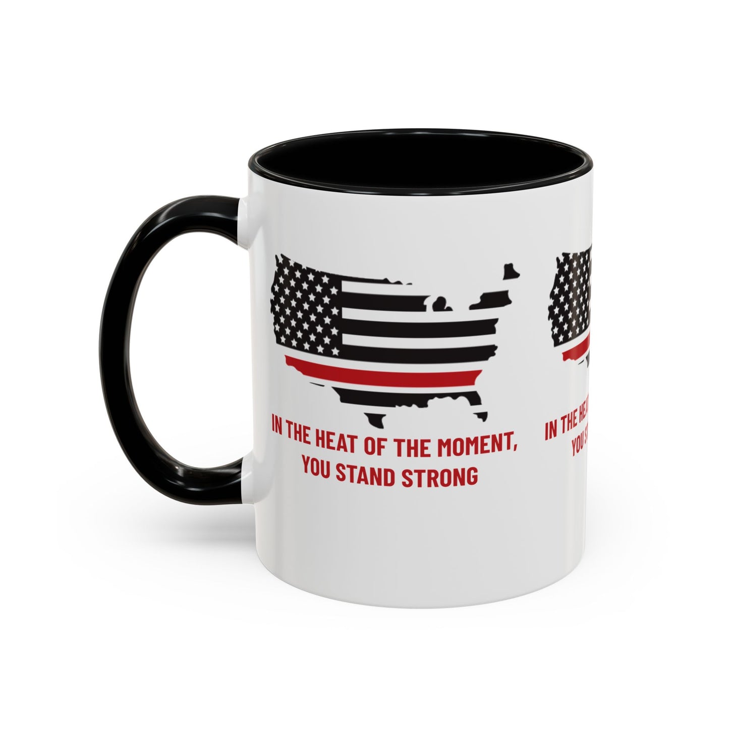 Firefighter Accent Coffee Mug – In the heat of the moment, you stand strong