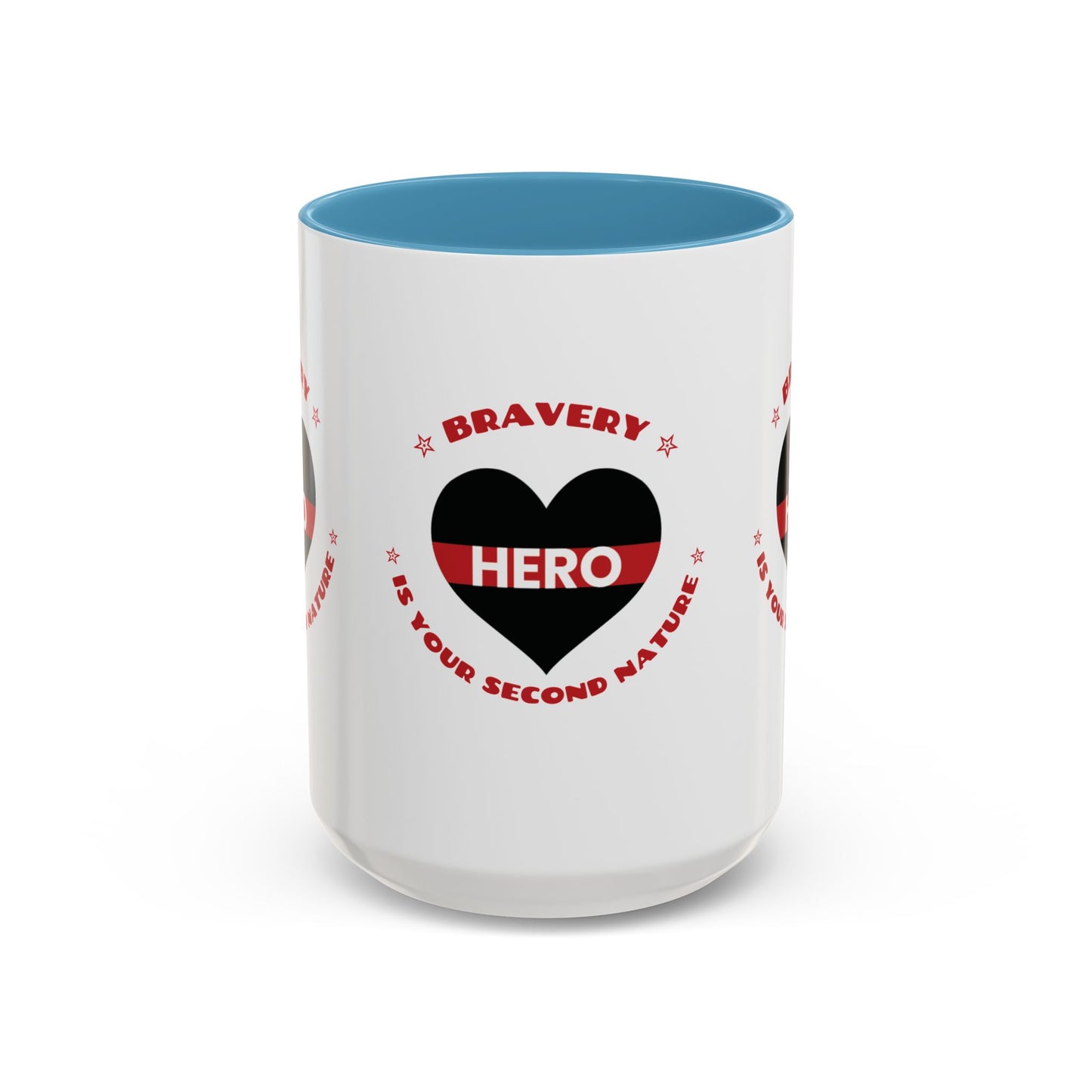 Firefighter Accent Coffee Mug – Bravery is your second nature