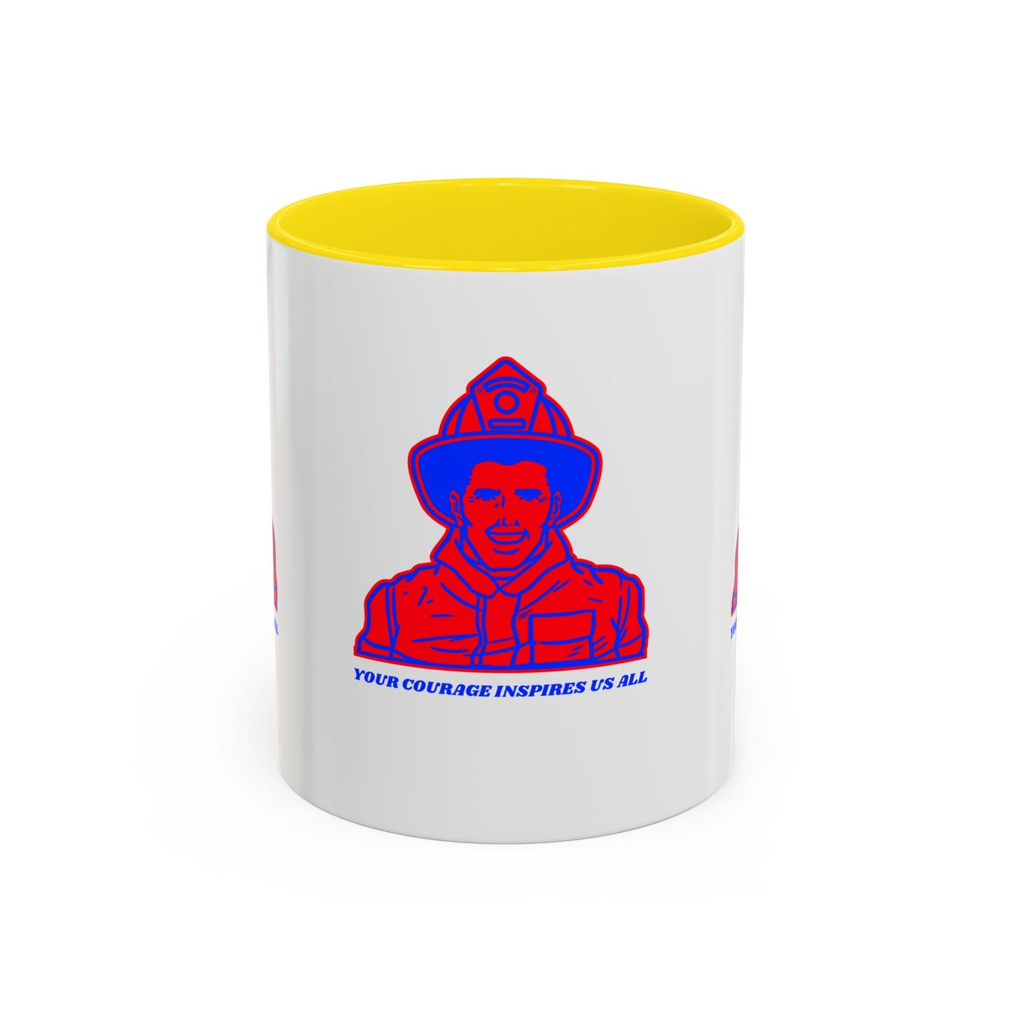 Firefighter Accent Coffee Mug – Your courage inspires us all