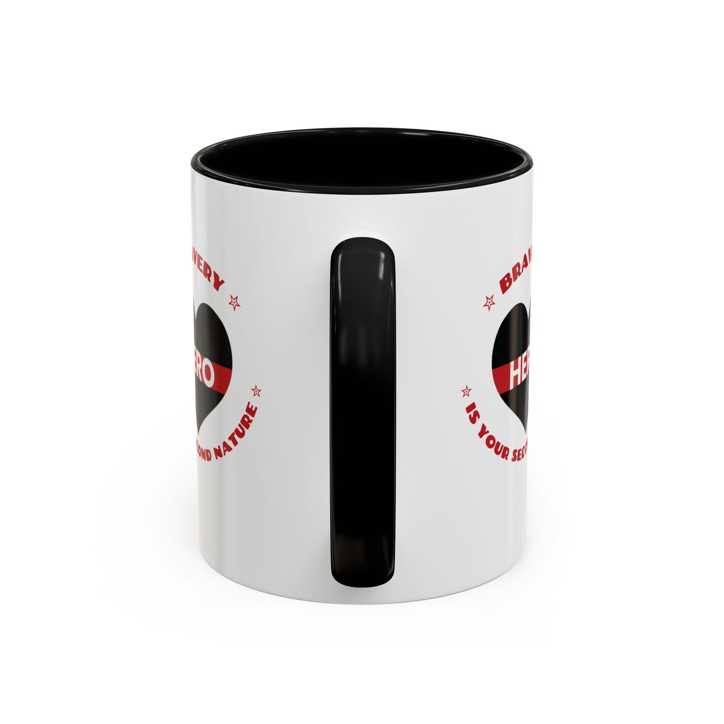 Firefighter Accent Coffee Mug – Bravery is your second nature