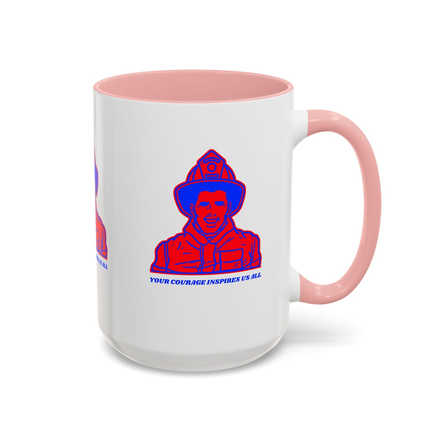 Firefighter Accent Coffee Mug – Your courage inspires us all