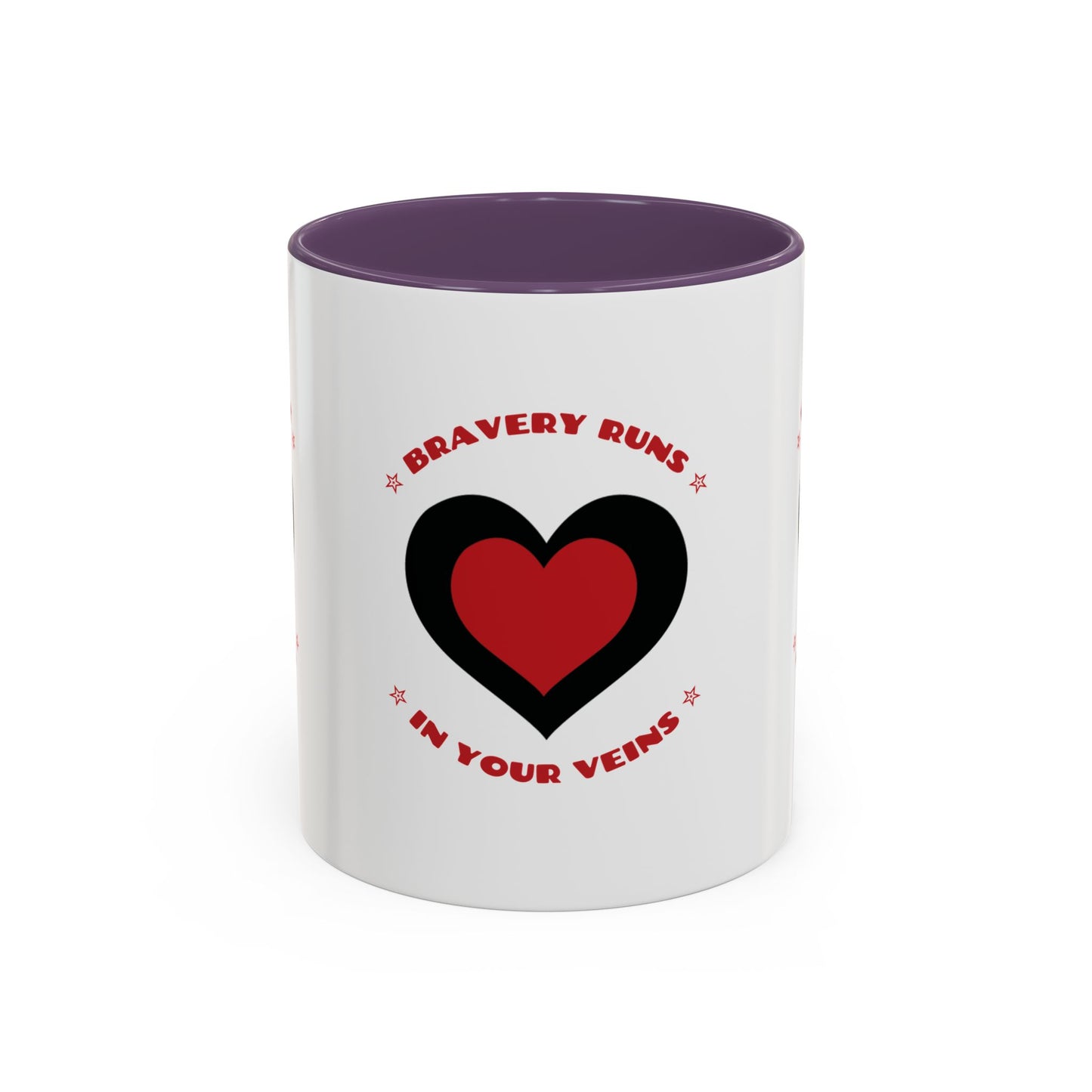 Firefighter Accent Coffee Mug – Bravery runs in your veins