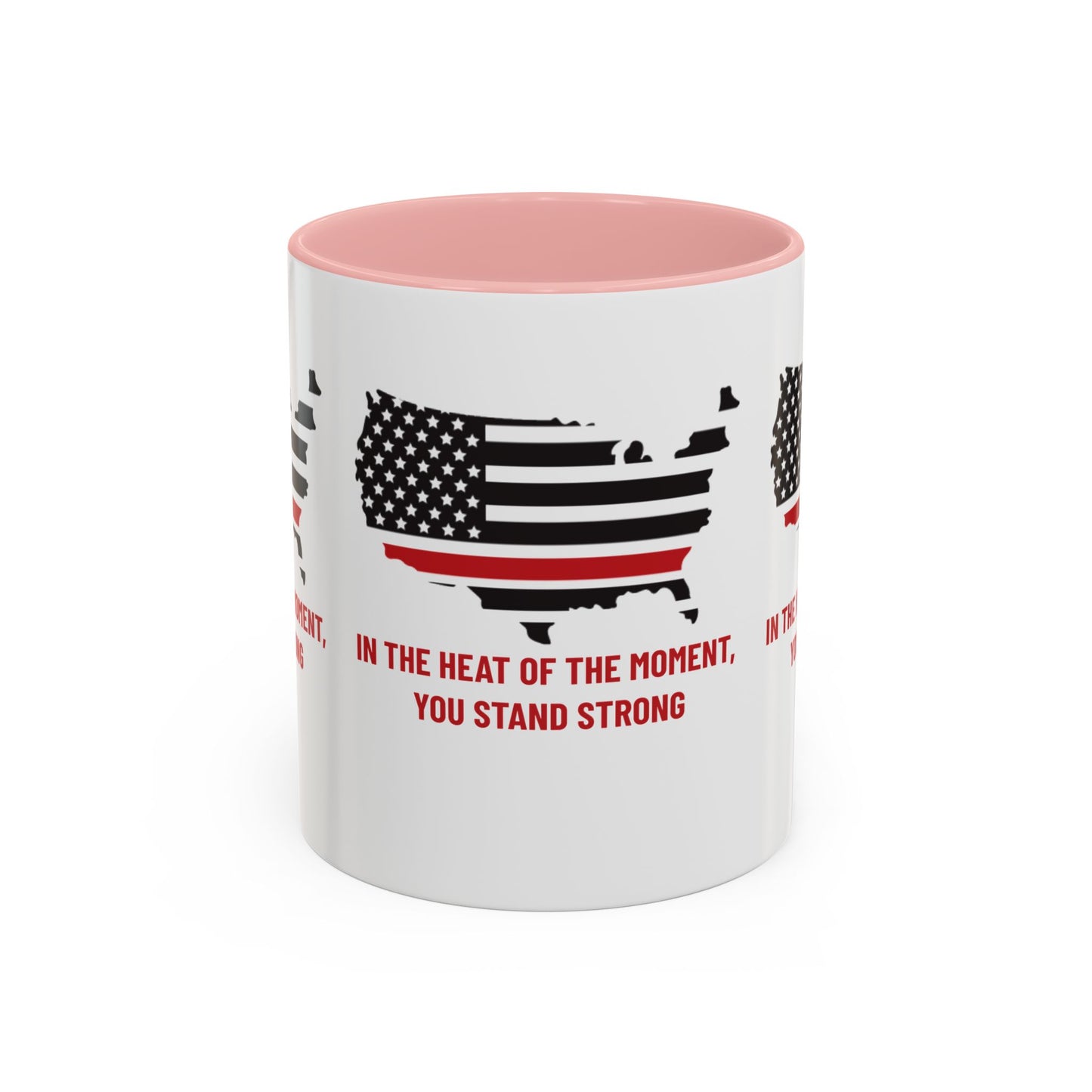 Firefighter Accent Coffee Mug – In the heat of the moment, you stand strong