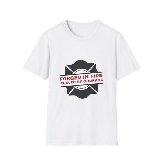 Firefighter Softstyle T-Shirt – Forged in fire, fueled by courage
