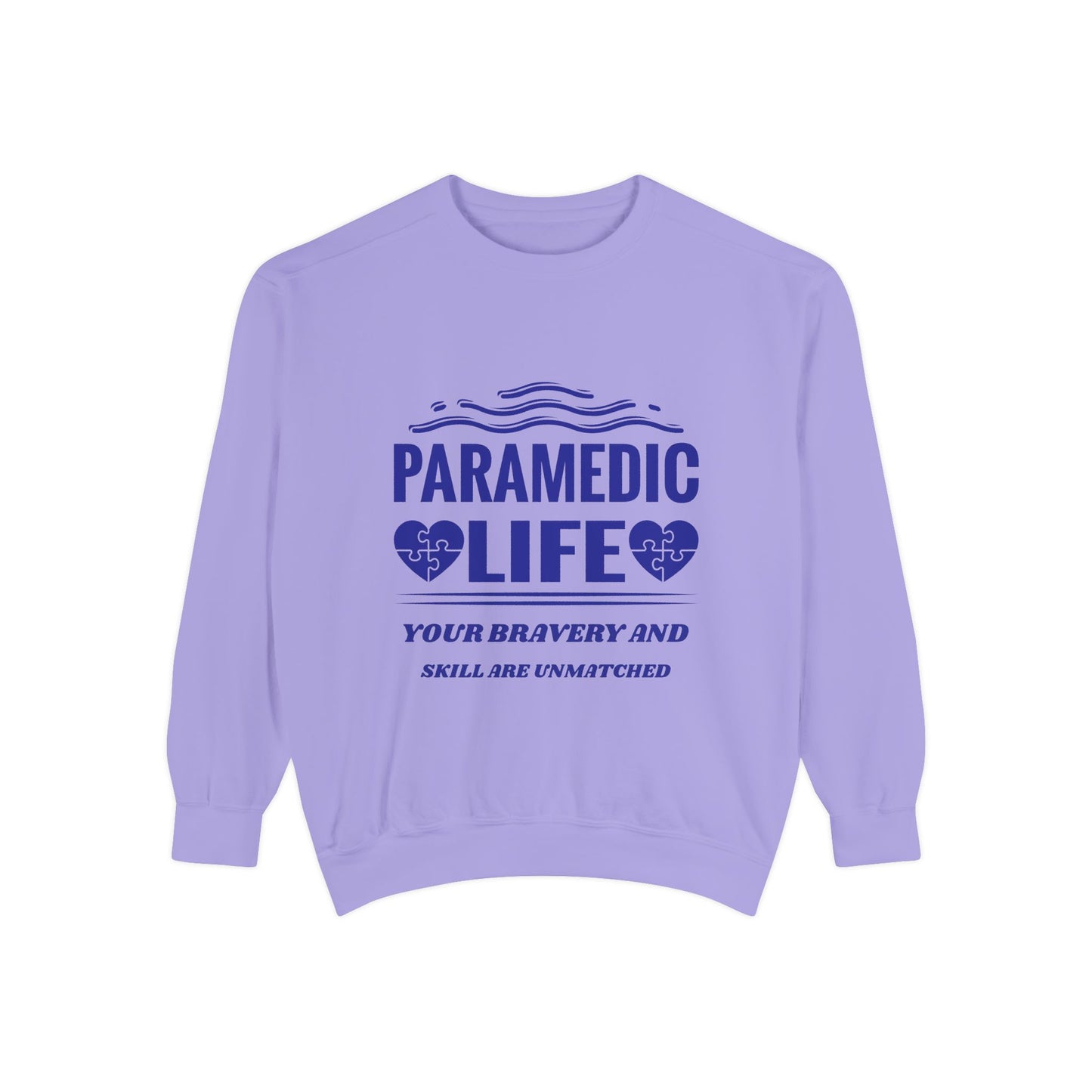 EMS Unisex Garment-Dyed Sweatshirt –Your bravery and skill are unmatched