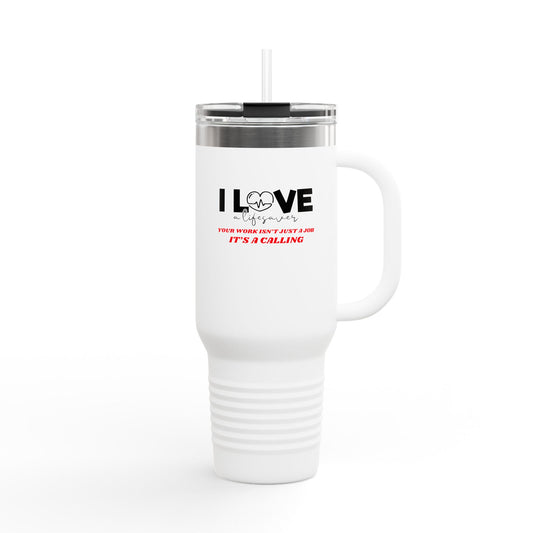 EMS Insulated Travel Mug, 40oz - Your work isn’t just a job, it’s a calling