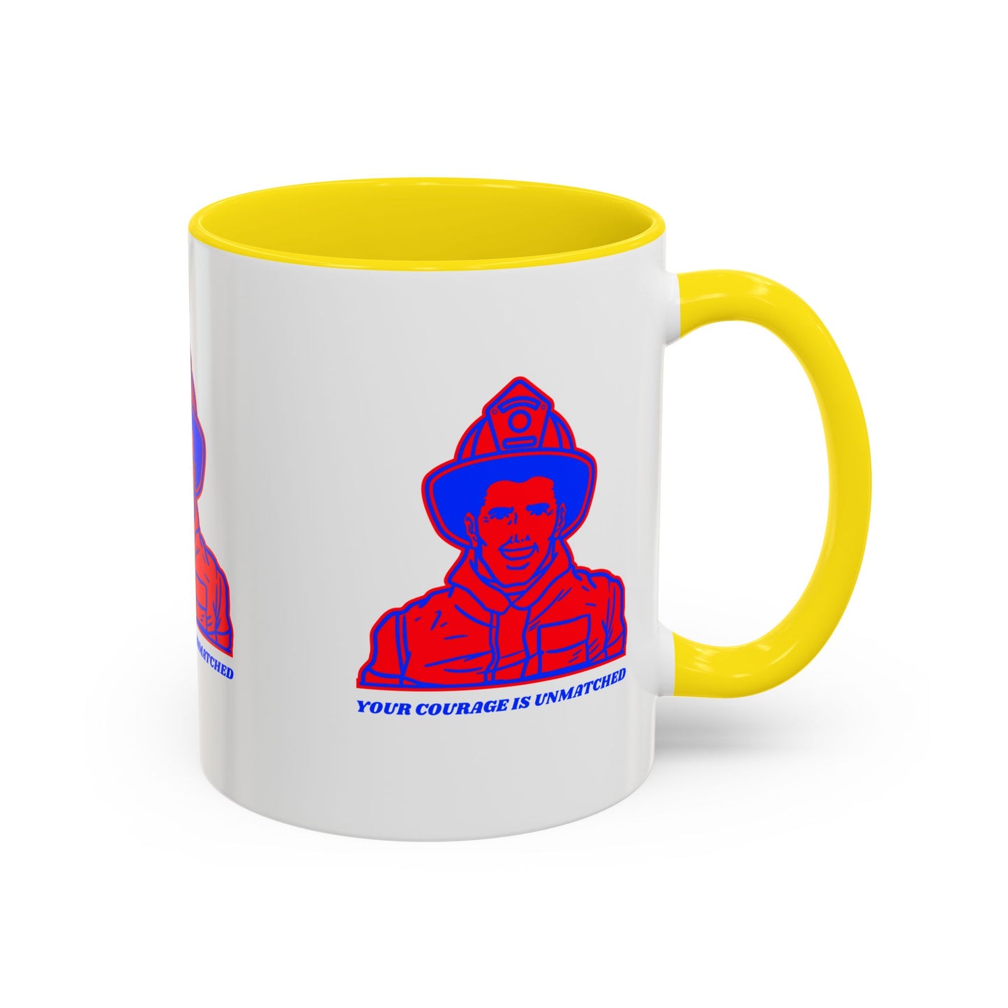 Firefighter Accent Coffee Mug – Your courage is unmatched