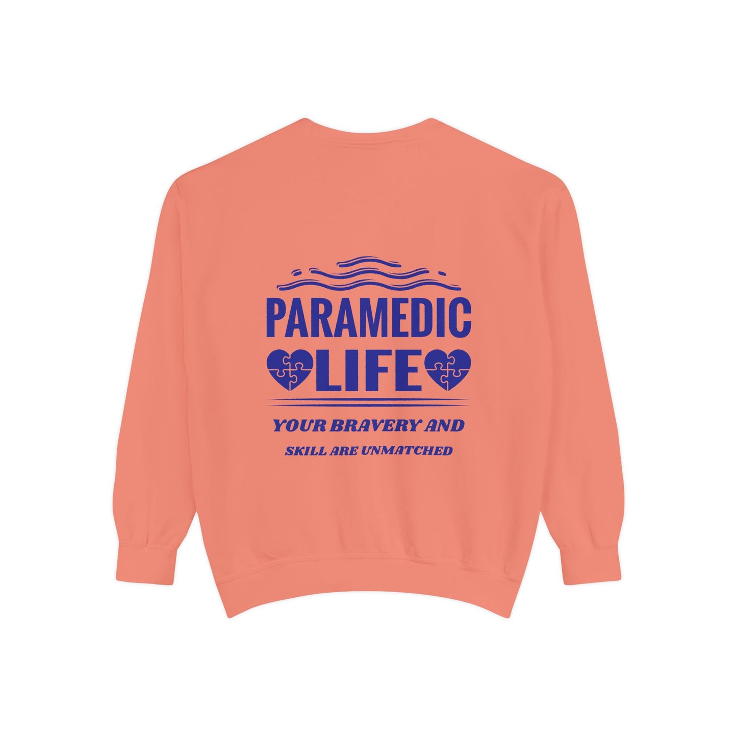 EMS Unisex Garment-Dyed Sweatshirt –Your bravery and skill are unmatched