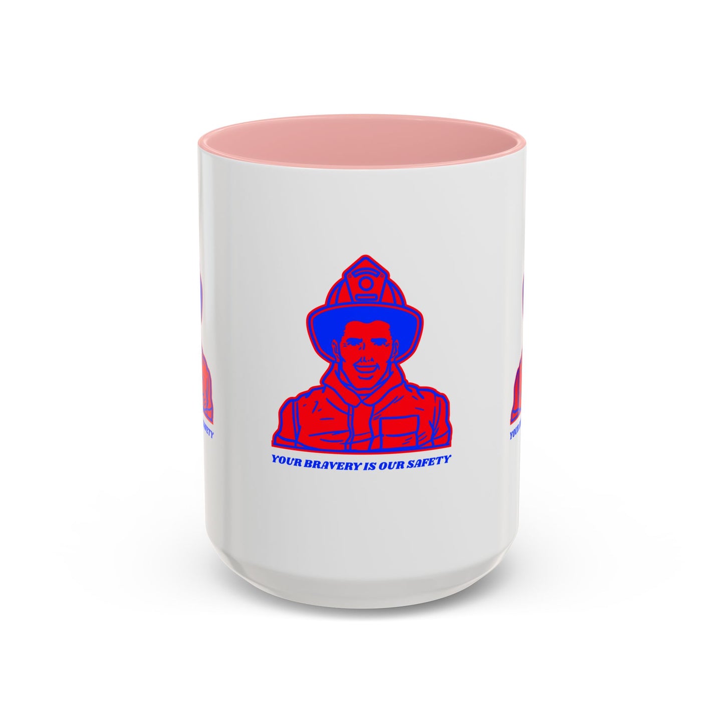 Firefighter Accent Coffee Mug – Your bravery is our safety