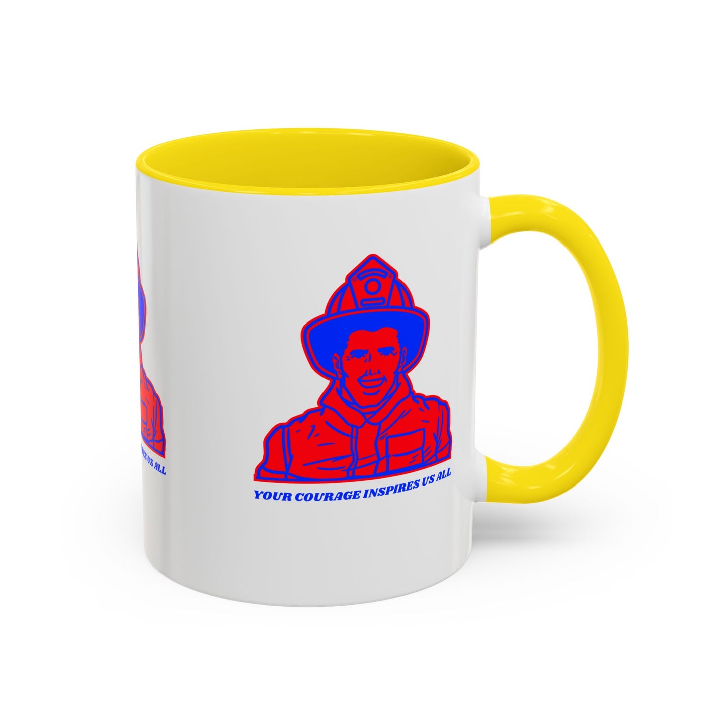 Firefighter Accent Coffee Mug – Your courage inspires us all