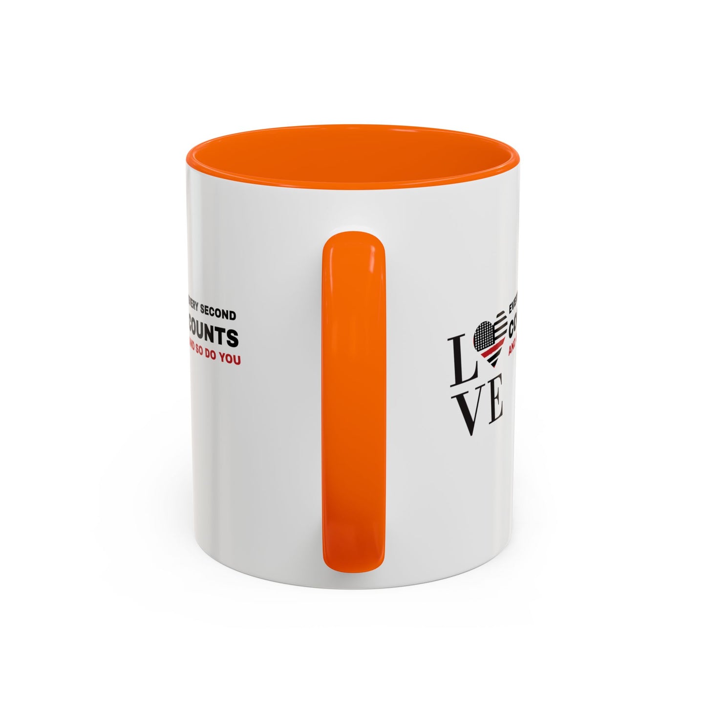 Firefighter Accent Coffee Mug – Every second counts, and so do you