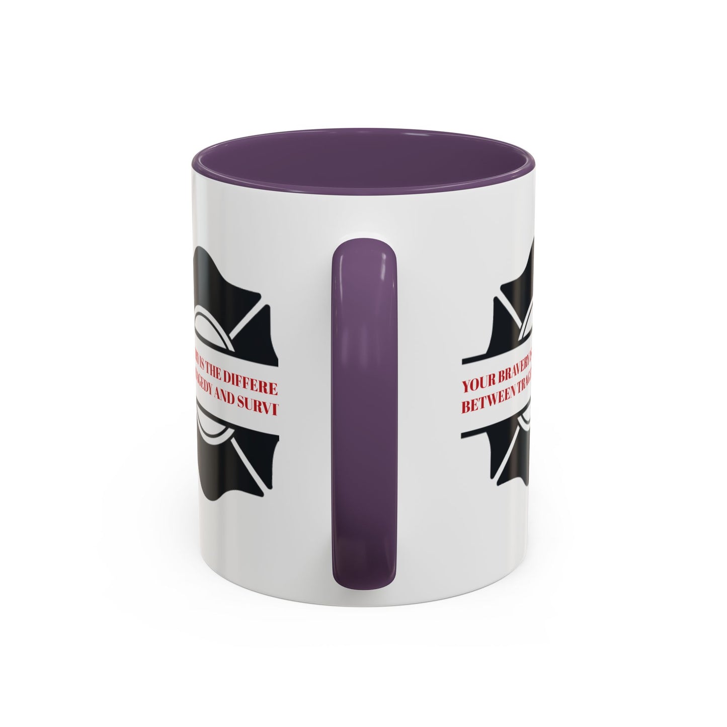 Firefighter Accent Coffee Mug – Your bravery is the difference between tragedy and survival