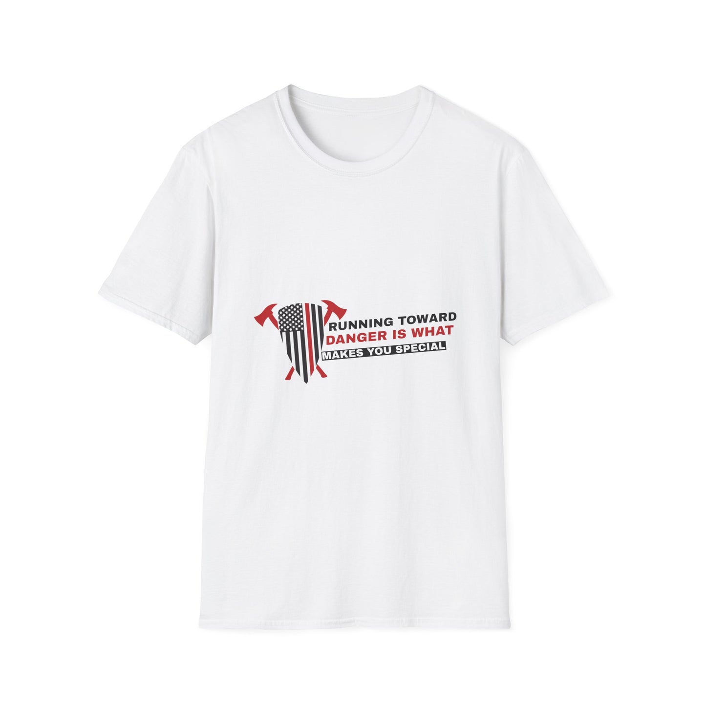 Firefighter Softstyle T-Shirt – Running toward danger is what makes you special