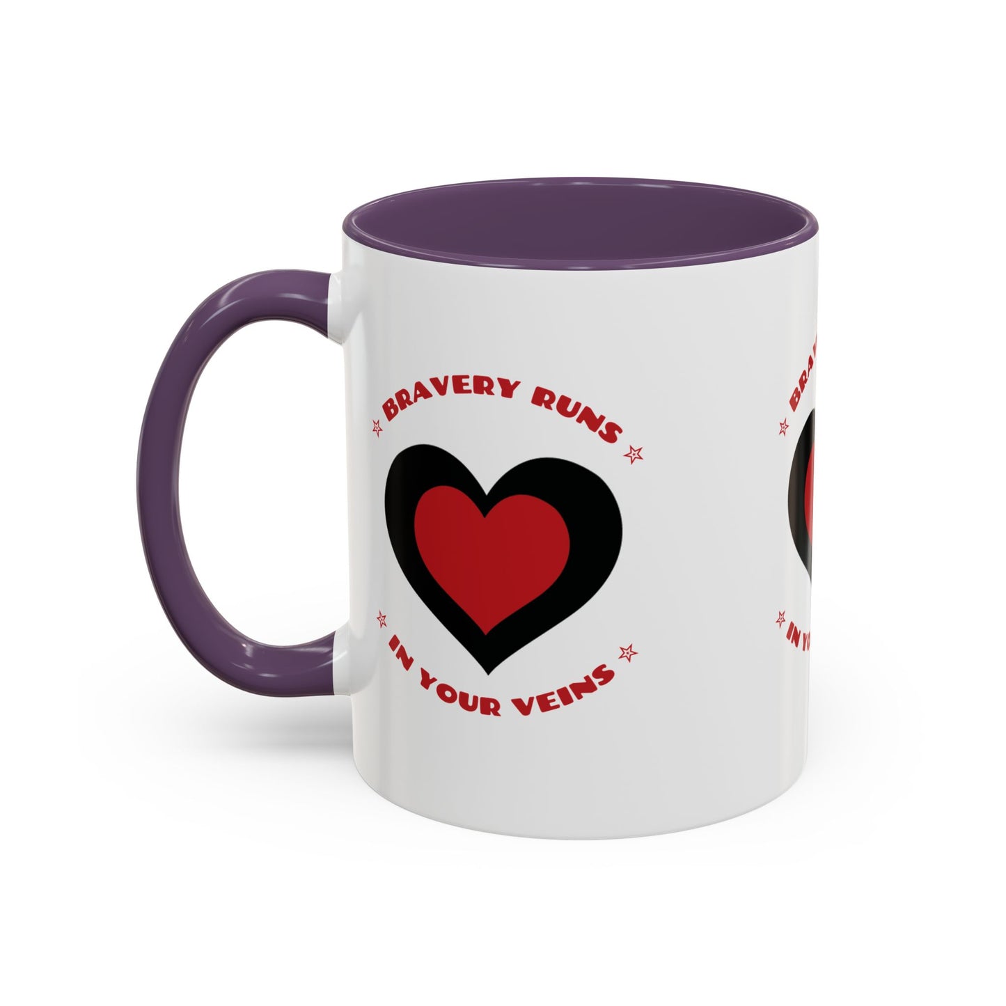 Firefighter Accent Coffee Mug – Bravery runs in your veins