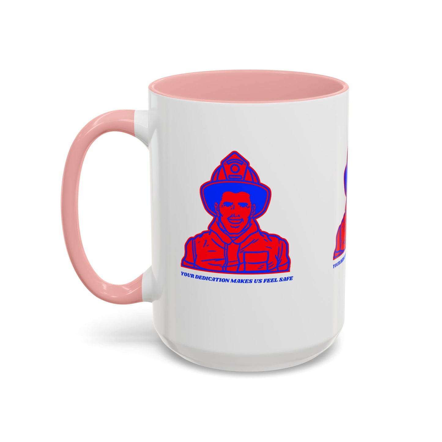 Firefighter Accent Coffee Mug – Your dedication makes us feel safe